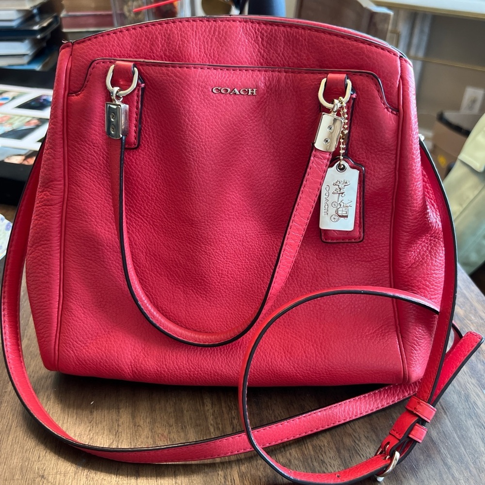 Red Coach purse! Excellent condition